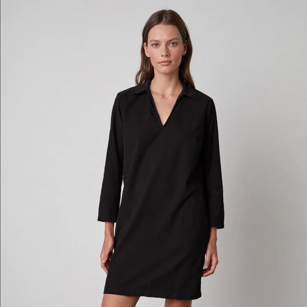 NWT S Velvet by Graham & Spencer Lana Corduroy Shirt Dress